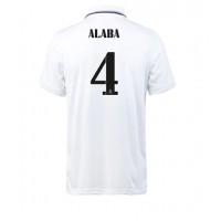 Real Madrid David Alaba #4 Fotballklær Hjemmedrakt 2022-23 Kortermet